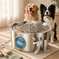 7L Stainless Steel Dog Water Fountain