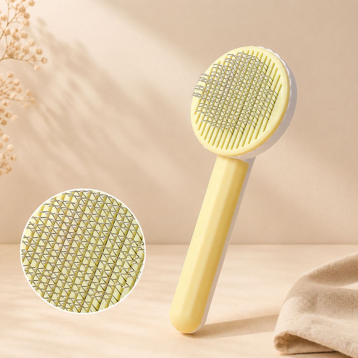 Self-Cleaning Pet Brush