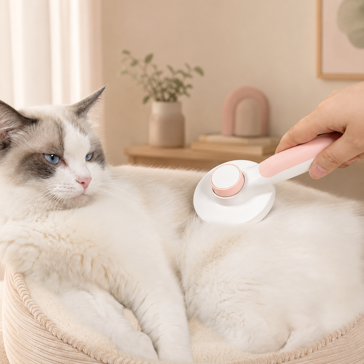 Self-Cleaning Pet Brush